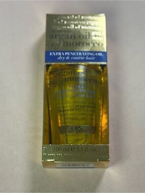 Ogx Argan Oil Of Morocco Extra Penetrating Oil 100ml 3.3 Oz  Dry and Coarse Hair
